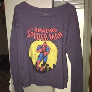 Purple Spider-Man Sweatshirt